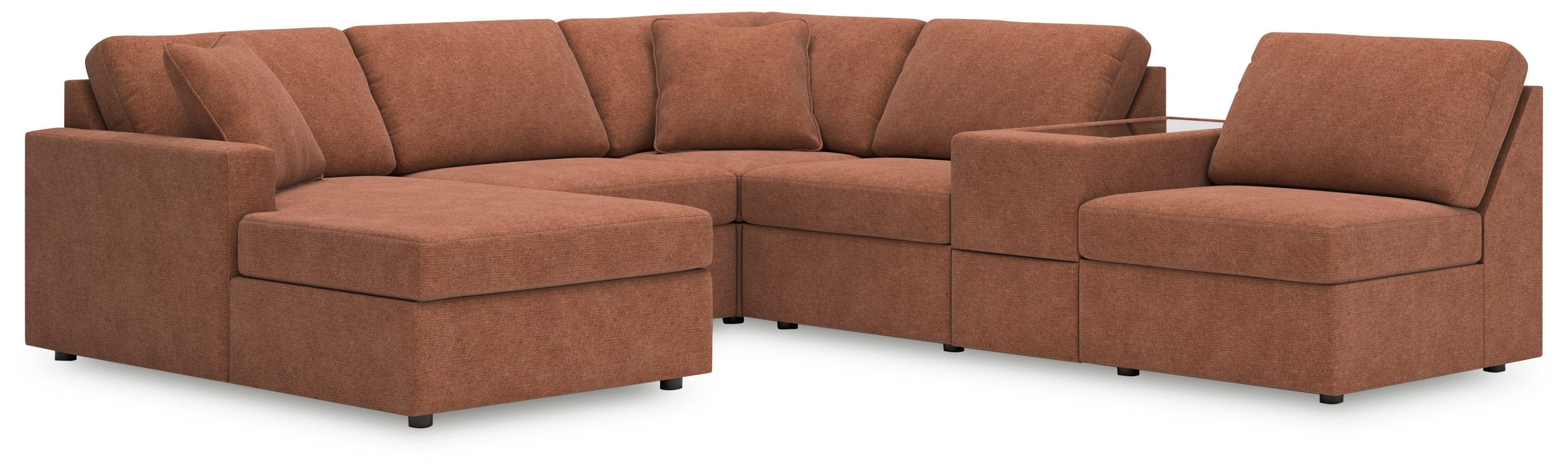Modmax Spice Performance Fabric,Next-Gen Nuvella™ 6-Piece Sectional with Chaise - Image 2