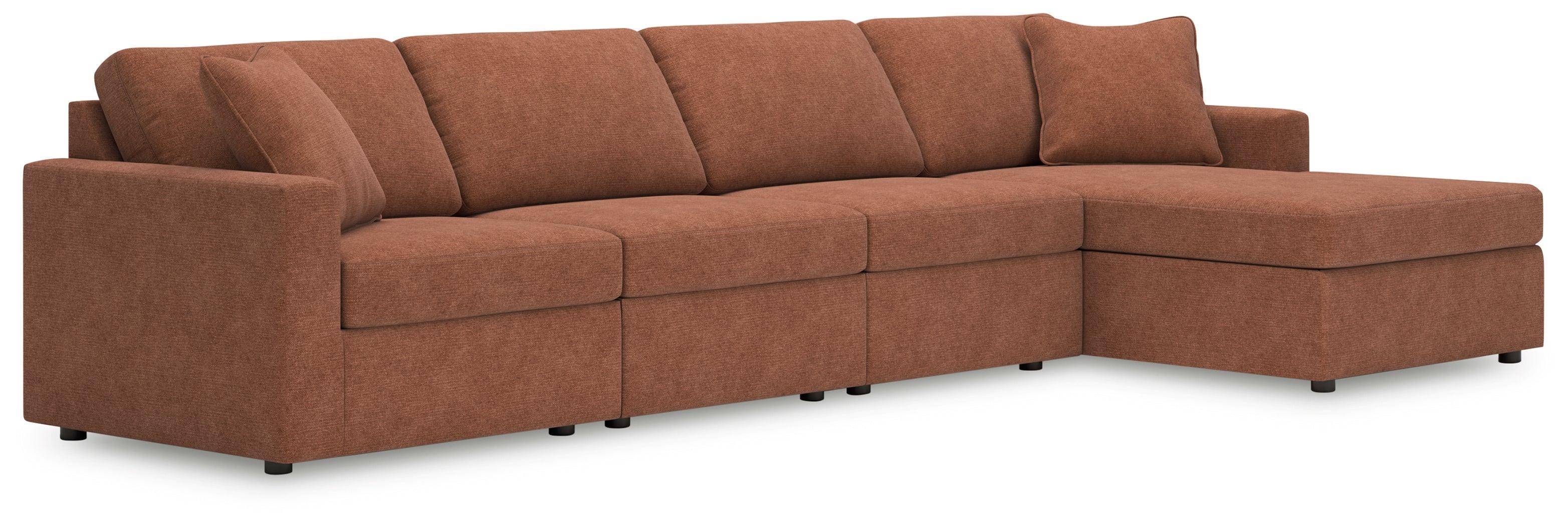 Modmax Spice Nuvella® 4-Piece Sectional with Chaise - Image 2
