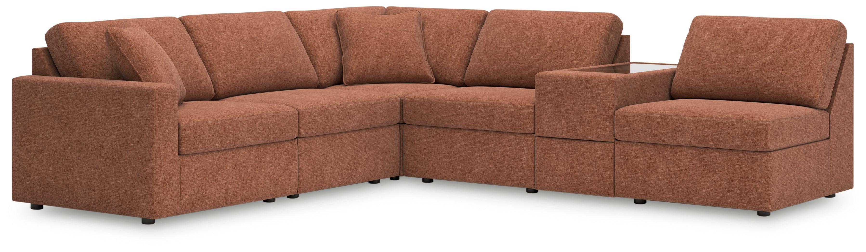 Modmax Spice Performance Fabric,Next-Gen Nuvella™ 6-Piece Sectional - Image 2