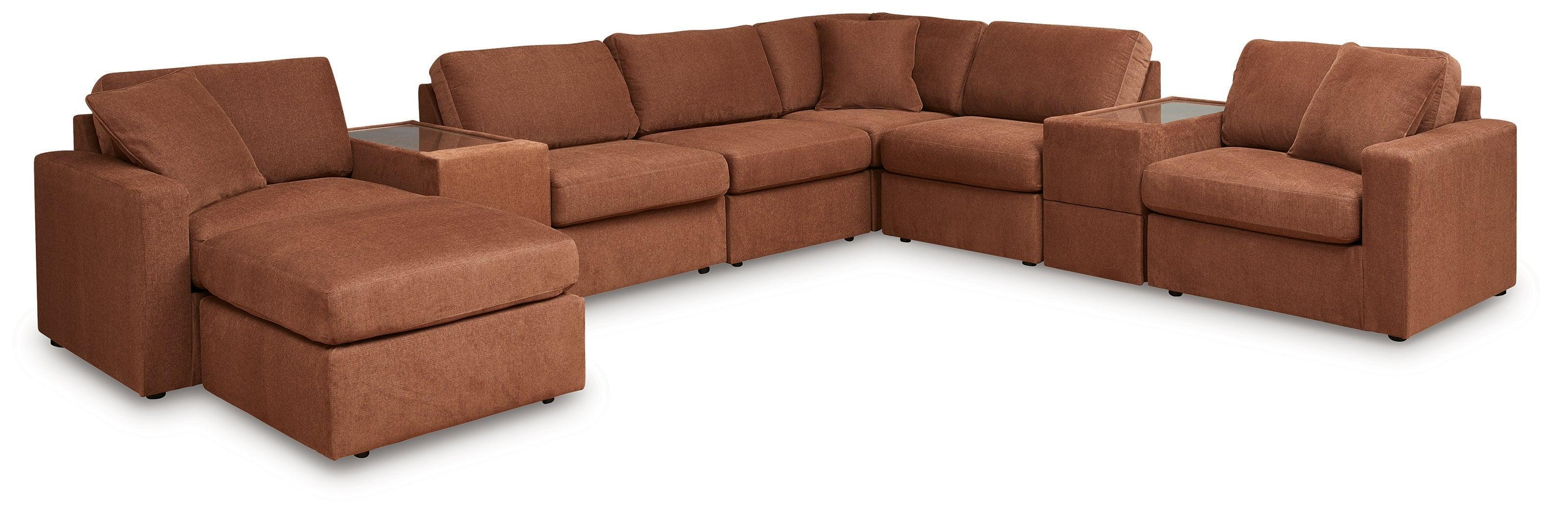 Pillar Spice Peak 8-Piece Sectional With Ottoman - Image 2
