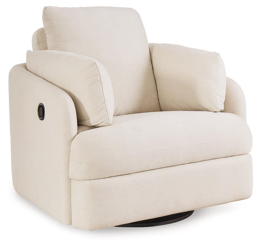 Modmax Oyster Nuvella® Swivel Glider Recliner - Image 2