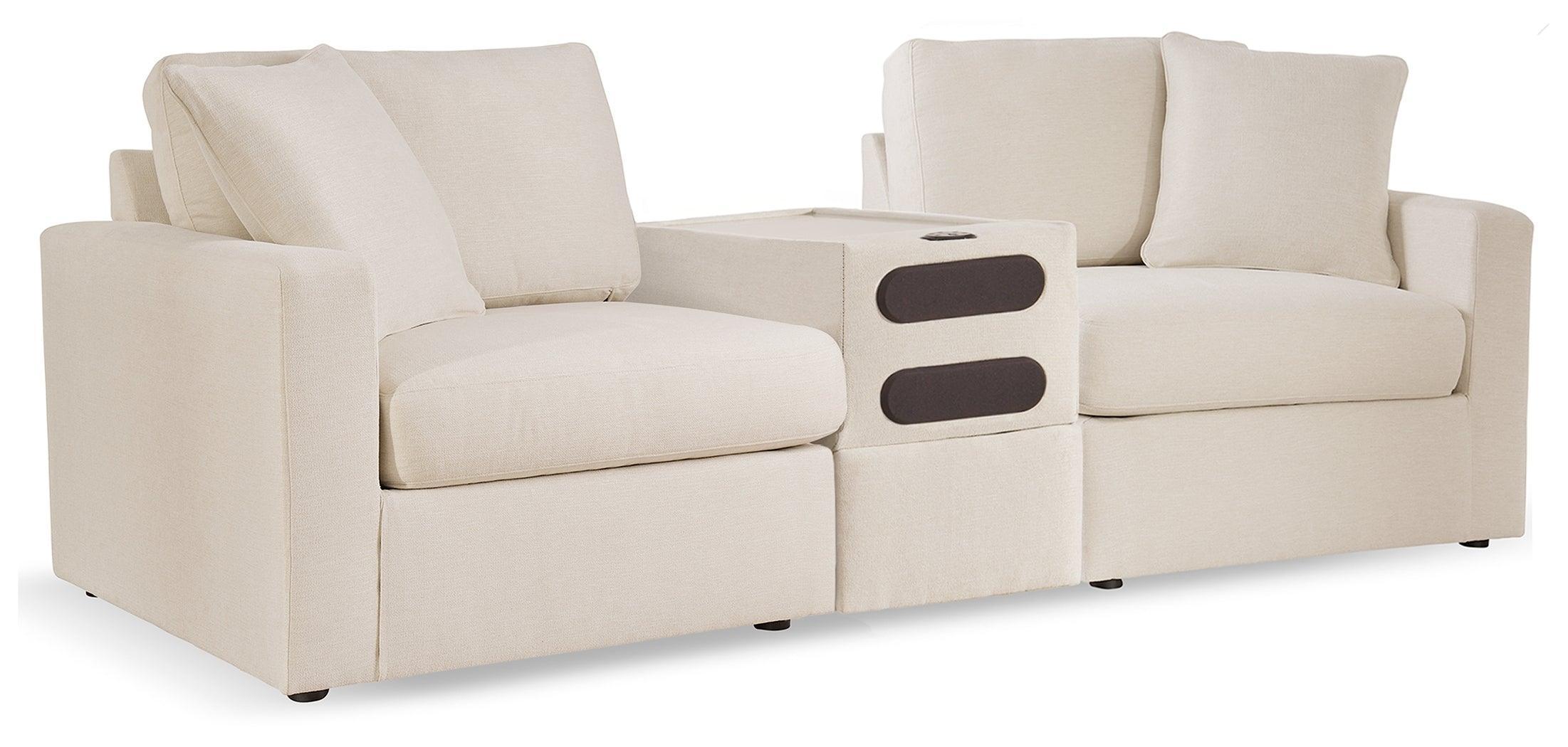 Modmax Oyster Nuvella® 3-Piece Sectional - Image 2