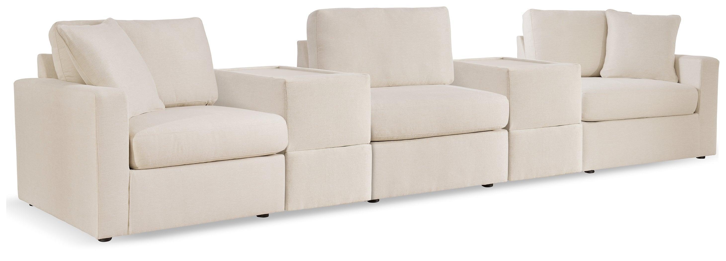 Pillar Oyster Peak 5-Piece Sectional With Ottoman - Image 3