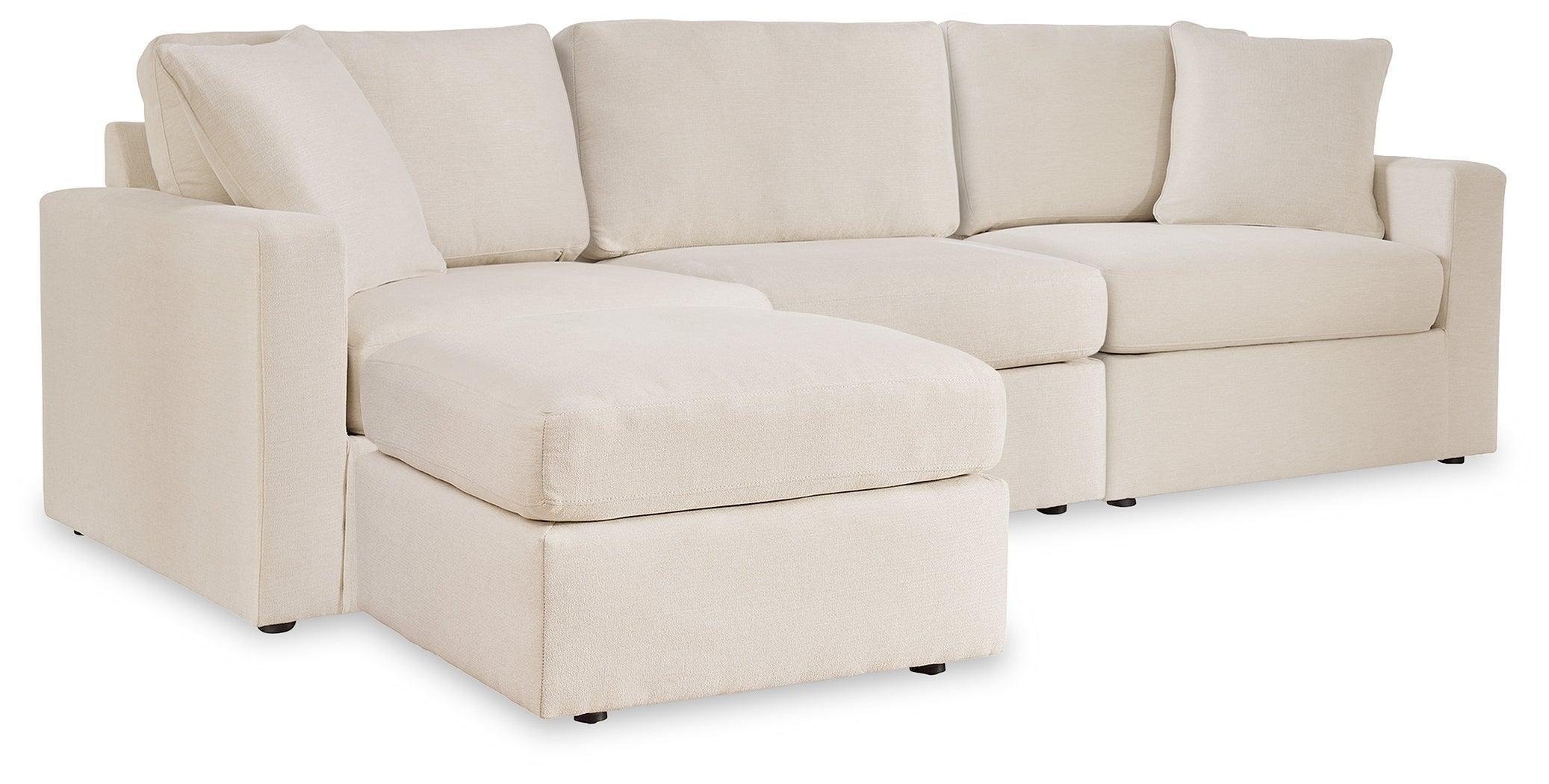Modmax Oyster 3-Piece Sectional With Ottoman - Image 2