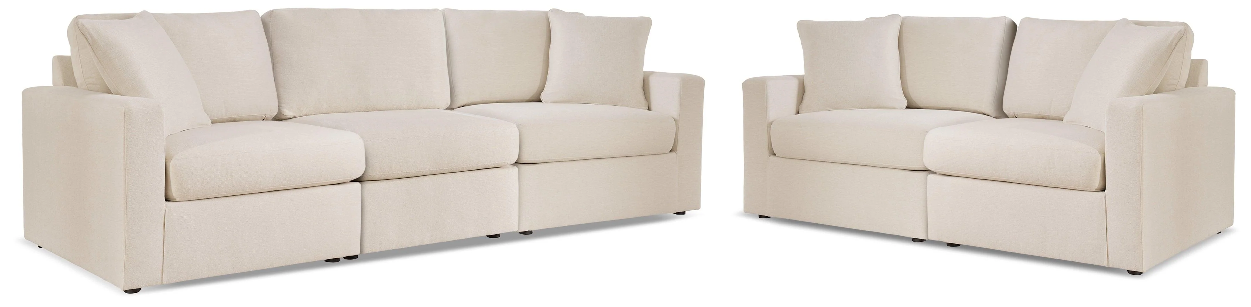 Modmax Oyster Sofa and Loveseat - Image 2