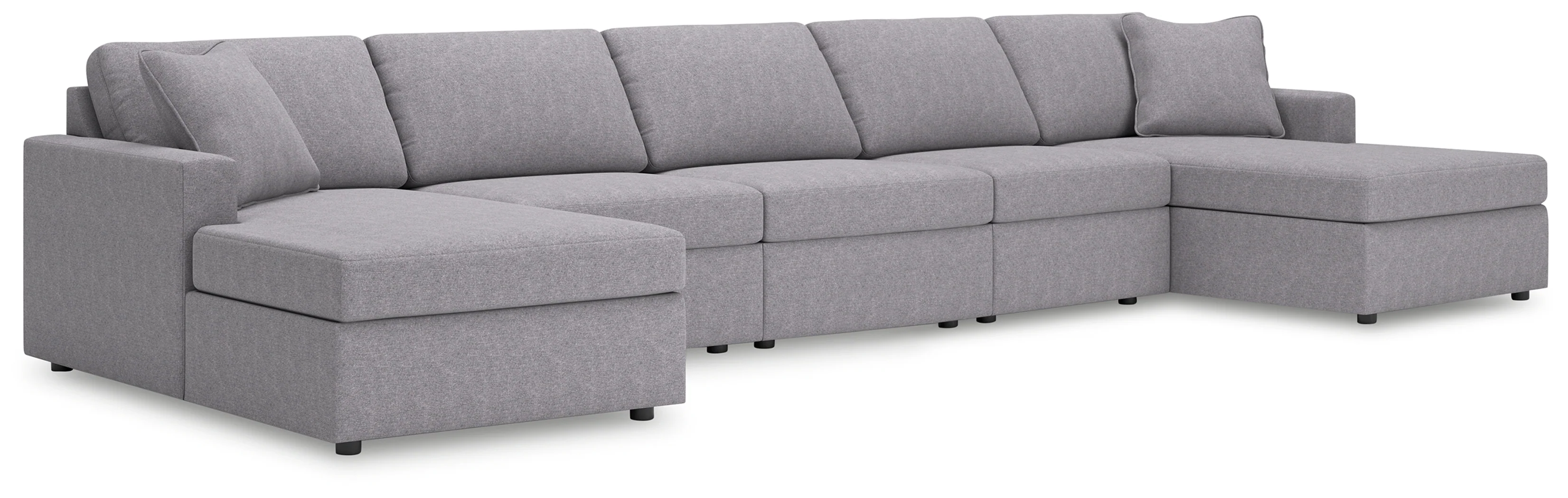 Modmax Granite 5-Piece Double Chaise Sectional - Image 2