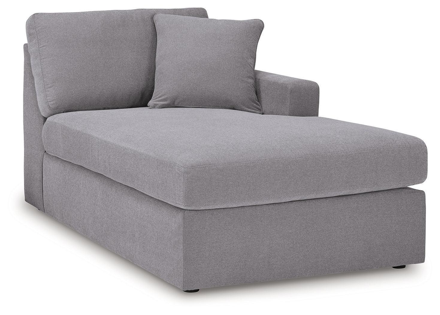 Modmax Granite Performance Fabric,Next-Gen Nuvella™ 4-Piece Sectional with Chaise - Image 2