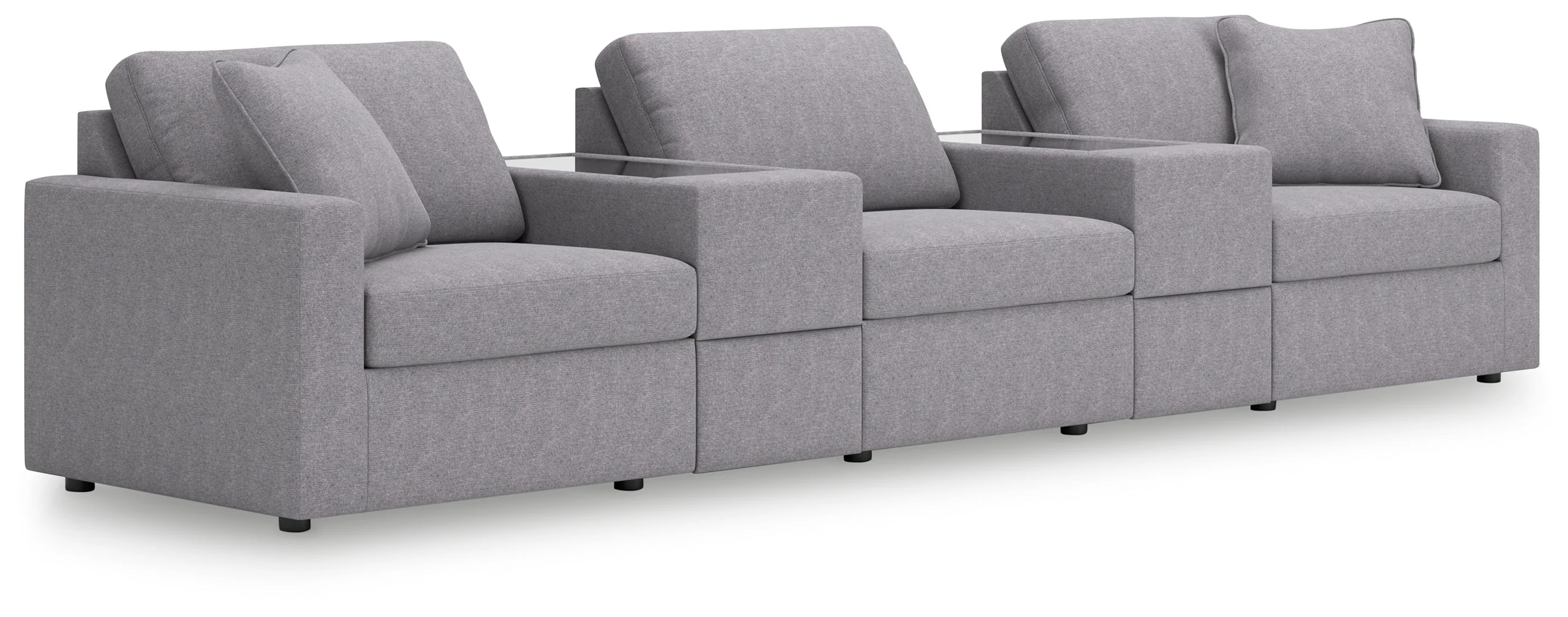 Modmax Granite Performance Fabric,Next-Gen Nuvella™ 5-Piece Sectional - Image 2