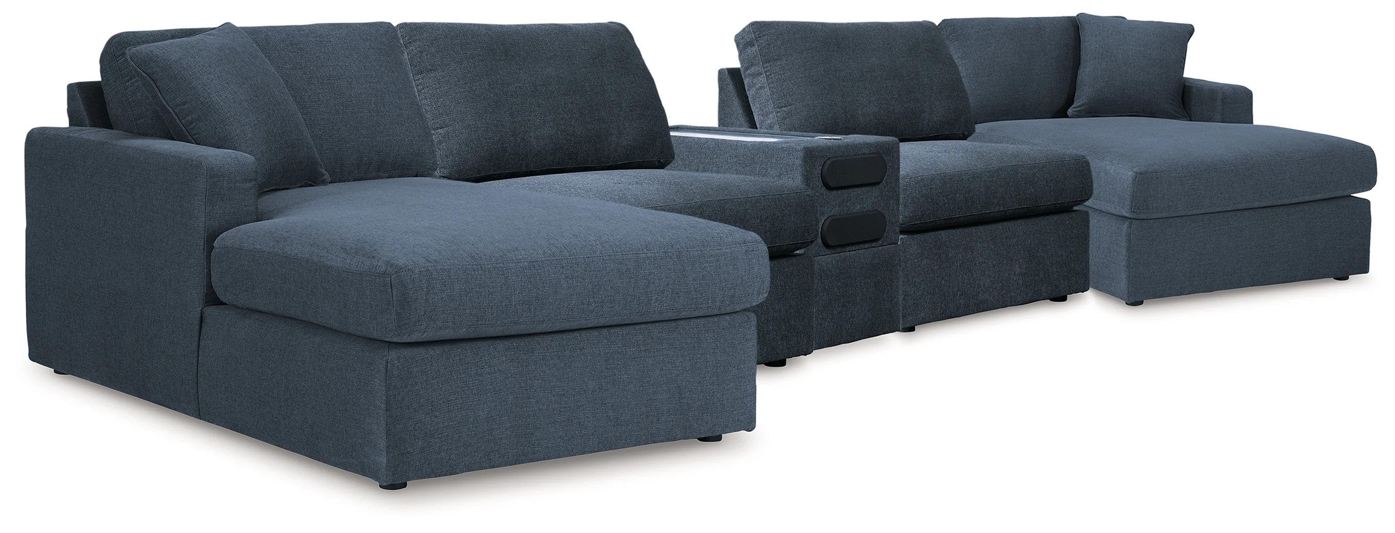 Modmax Ink 5 Piece Sectional with Audio Console - Image 2