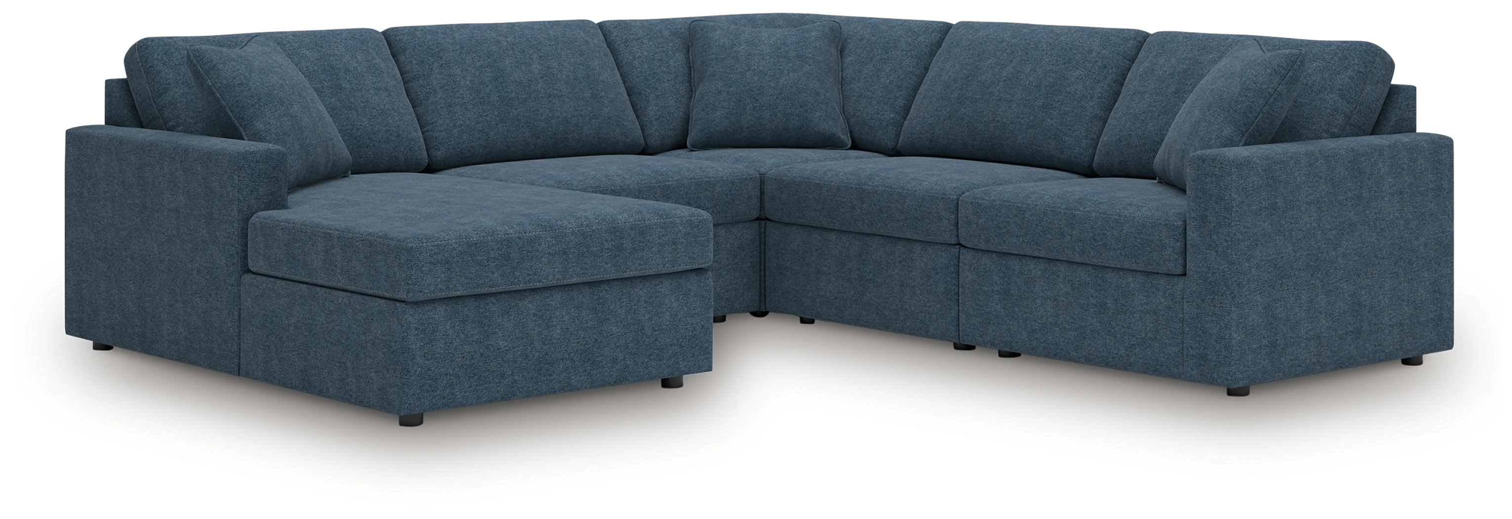 Modmax Ink Performance Fabric,Next-Gen Nuvella™ 5-Piece Sectional with Chaise - Image 2