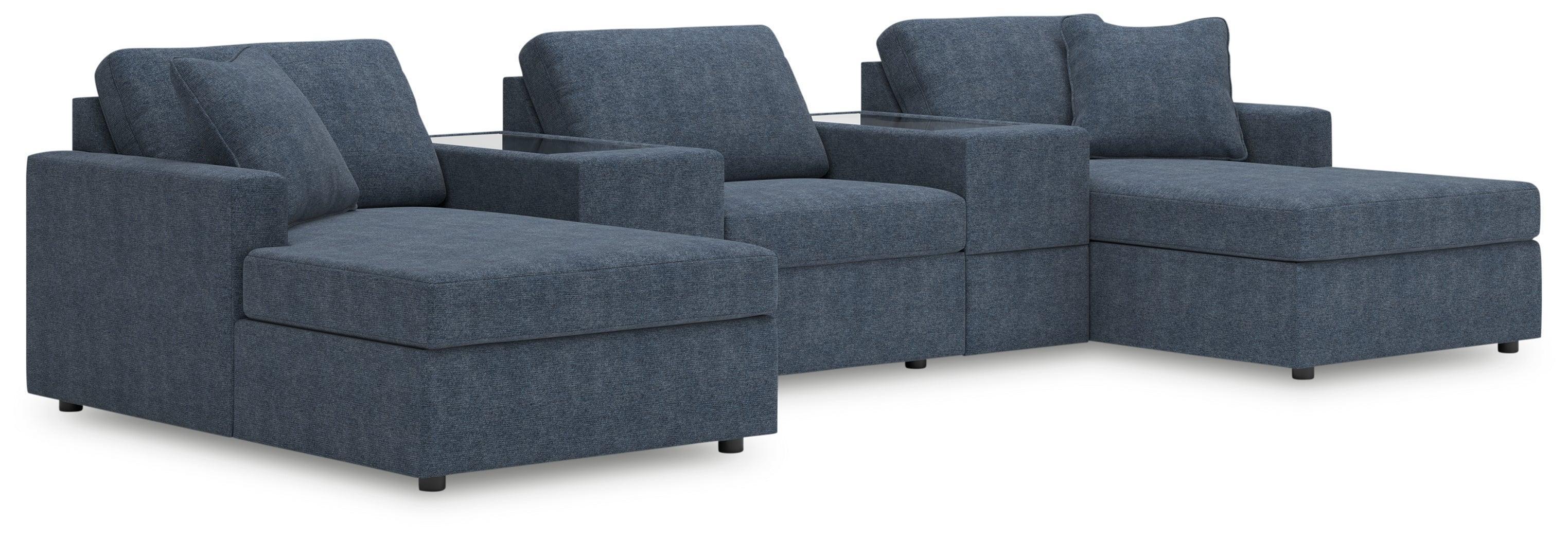 Modmax Ink Performance Fabric,Next-Gen Nuvella™ 5-Piece Pit Sectional - Image 2