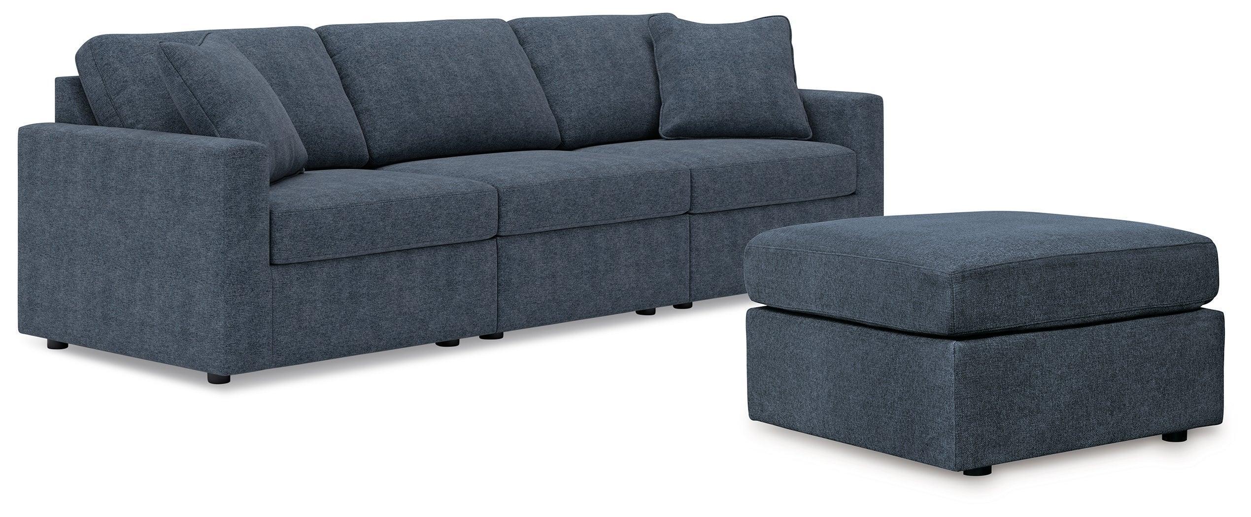 Modmax Ink 3-Piece Sectional with Ottoman - Image 2