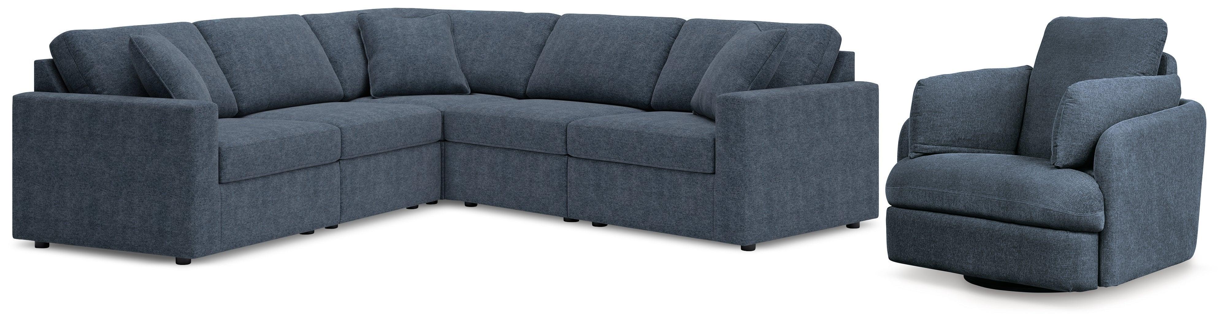 Modmax Ink 5-Piece Sectional with Recliner - Image 2