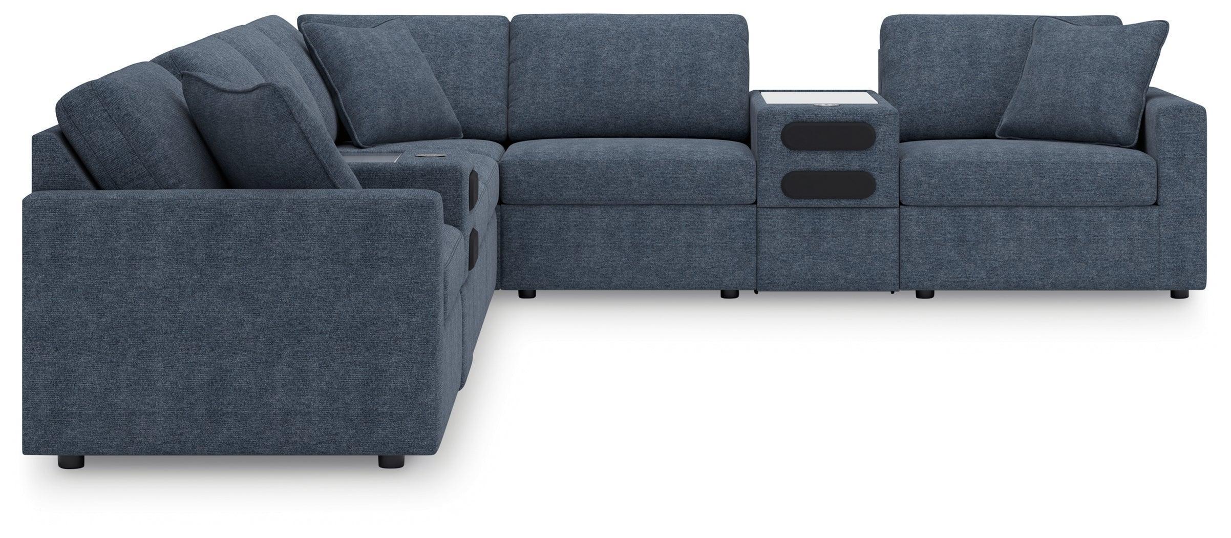 Modmax Ink Nuvella® 8-Piece Sectional - Image 3