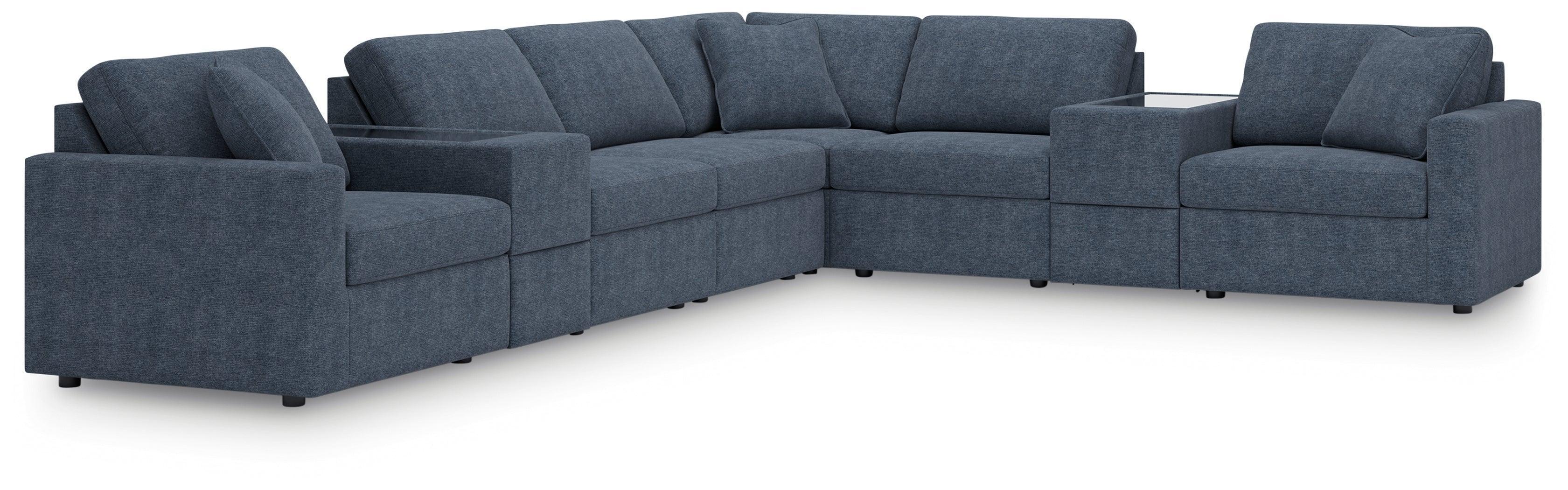 Modmax Ink Performance Fabric,Next-Gen Nuvella™ 8-Piece Sectional - Image 2