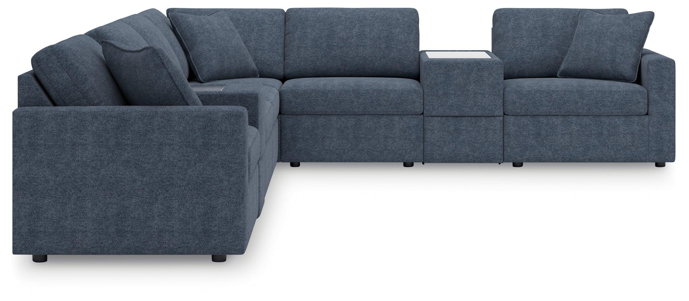 Modmax Ink Performance Fabric,Next-Gen Nuvella™ 8-Piece Sectional - Image 3