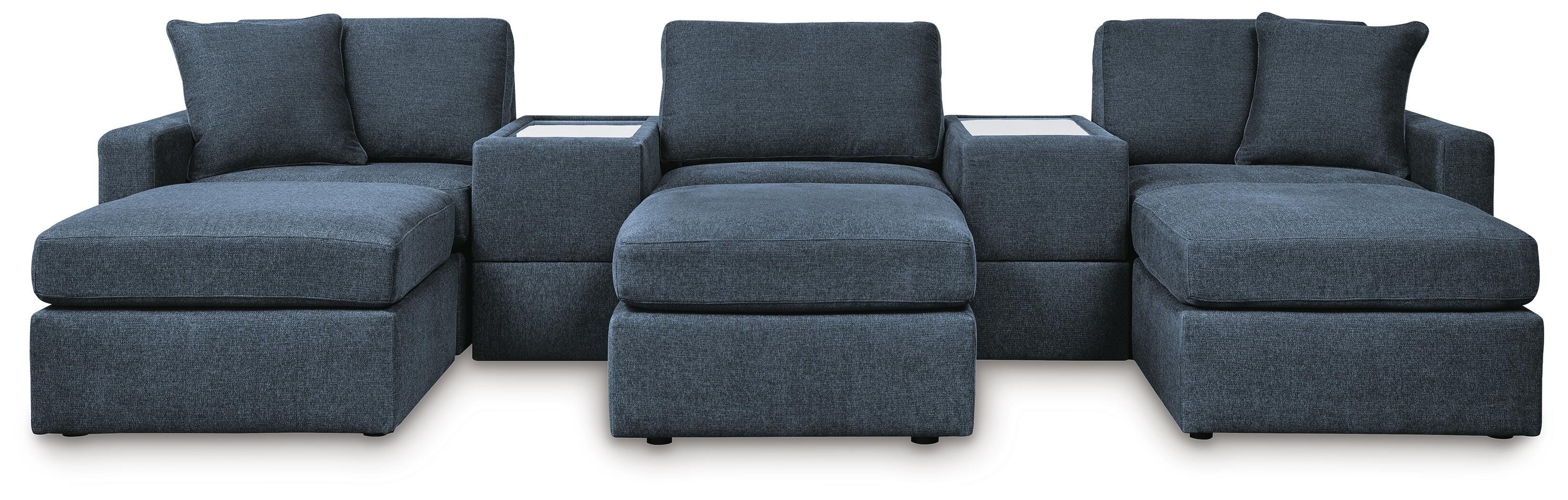 Modmax Ink 5-Piece Sectional with Ottoman - Image 2