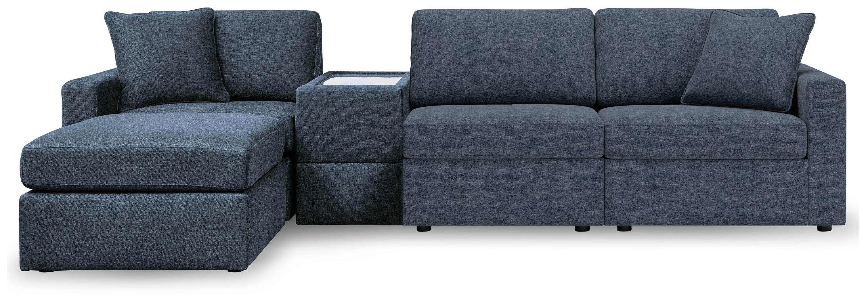 Modmax Ink 4-Piece Sectional with Ottoman - Image 2