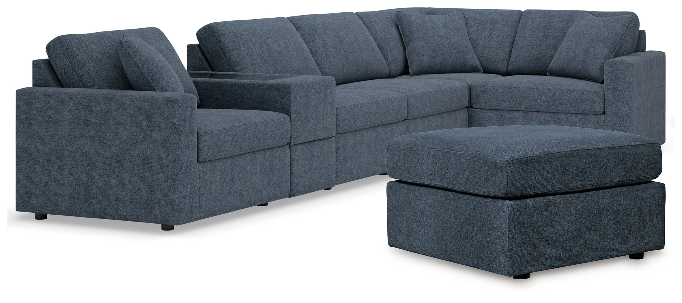 Modmax Ink 6-Piece Sectional with Ottoman - Image 2