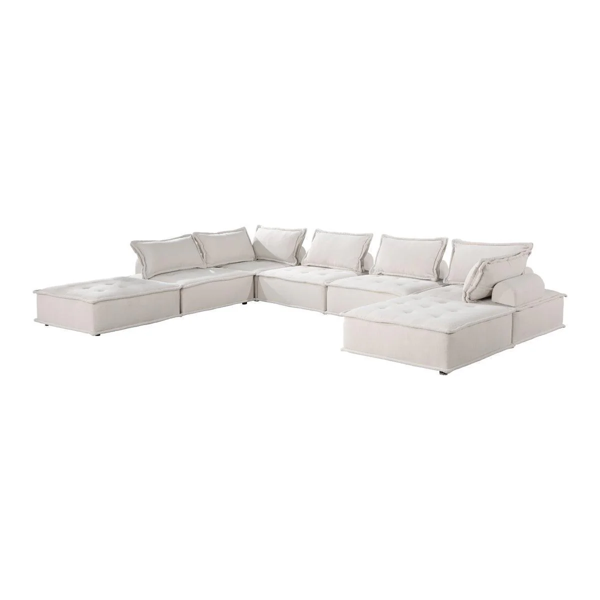 Helena White 7-Piece Modular Sectional - Image 1