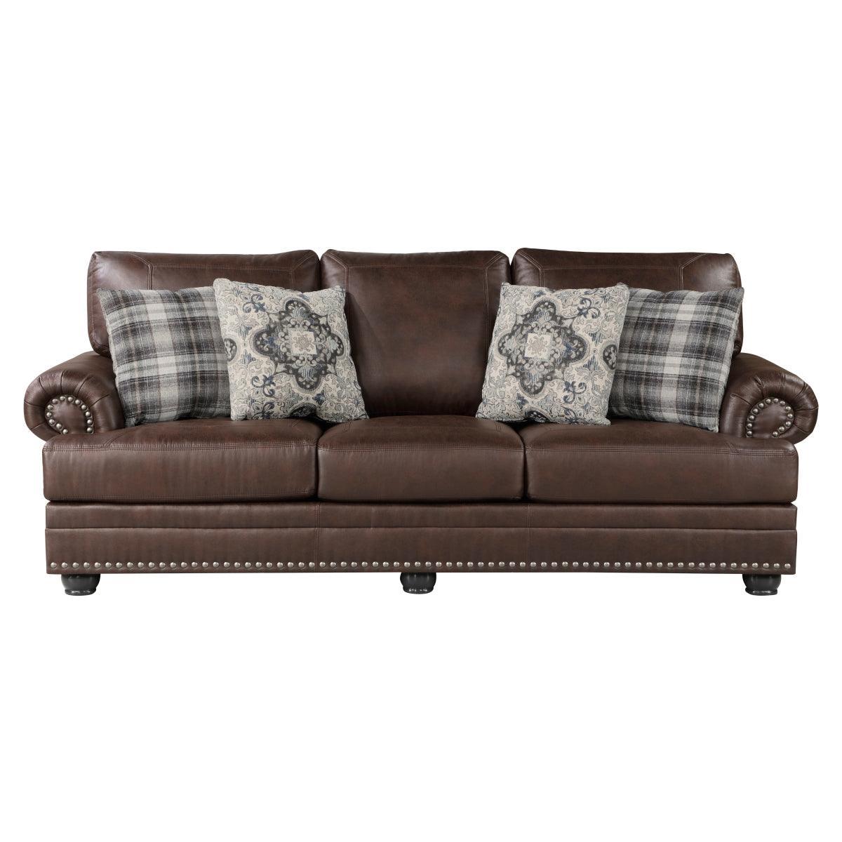 Franklin Dark Brown Sofa - Image 1