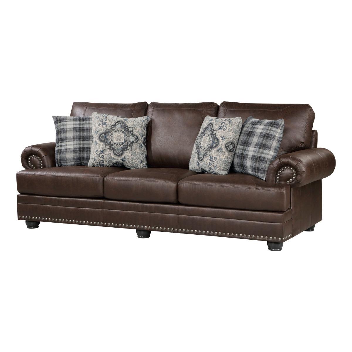 Franklin Dark Brown Sofa - Image 2