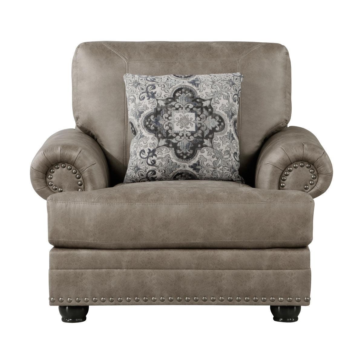 Franklin Gray Chair - Image 1