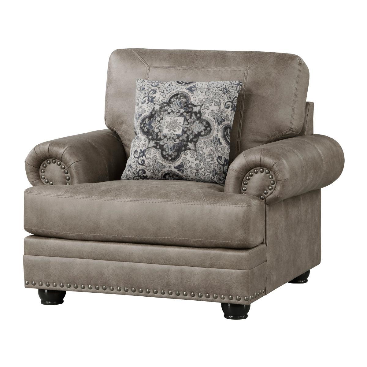Franklin Gray Chair - Image 2
