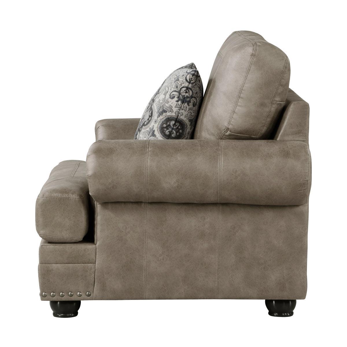 Franklin Gray Chair - Image 3
