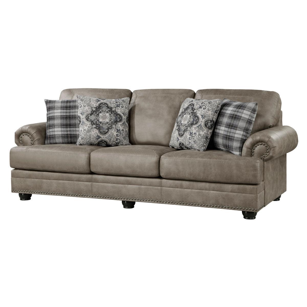 Franklin Gray Sofa - Image 2