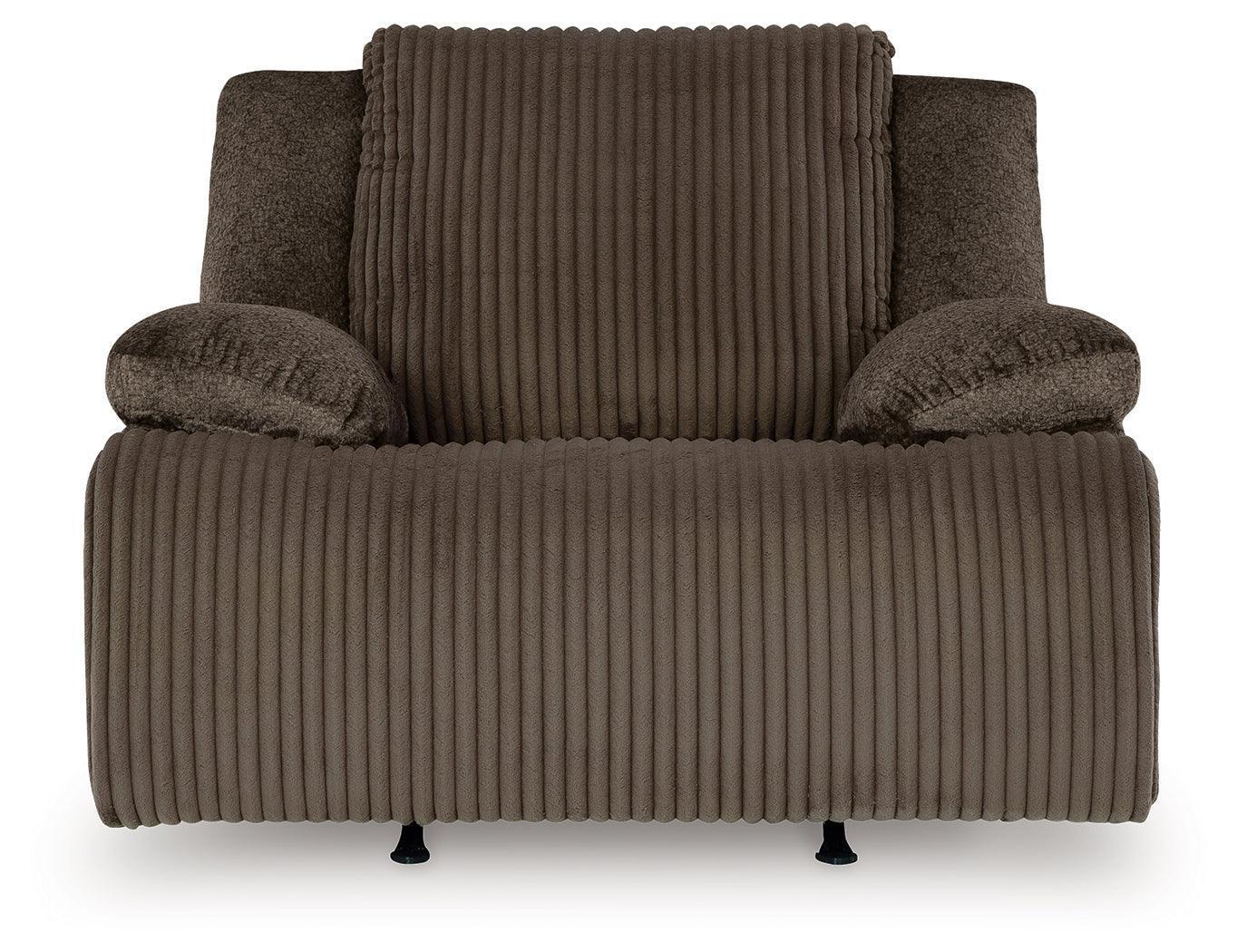 Top Chocolate Tier 5-Piece Sectional with Recliner - Image 3