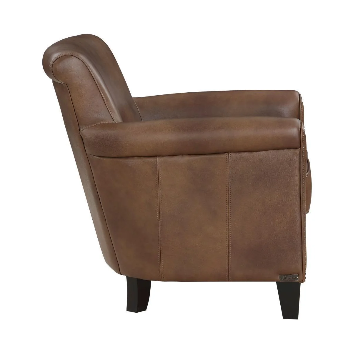 Braintree Brown Leather Accent Chair - Image 3