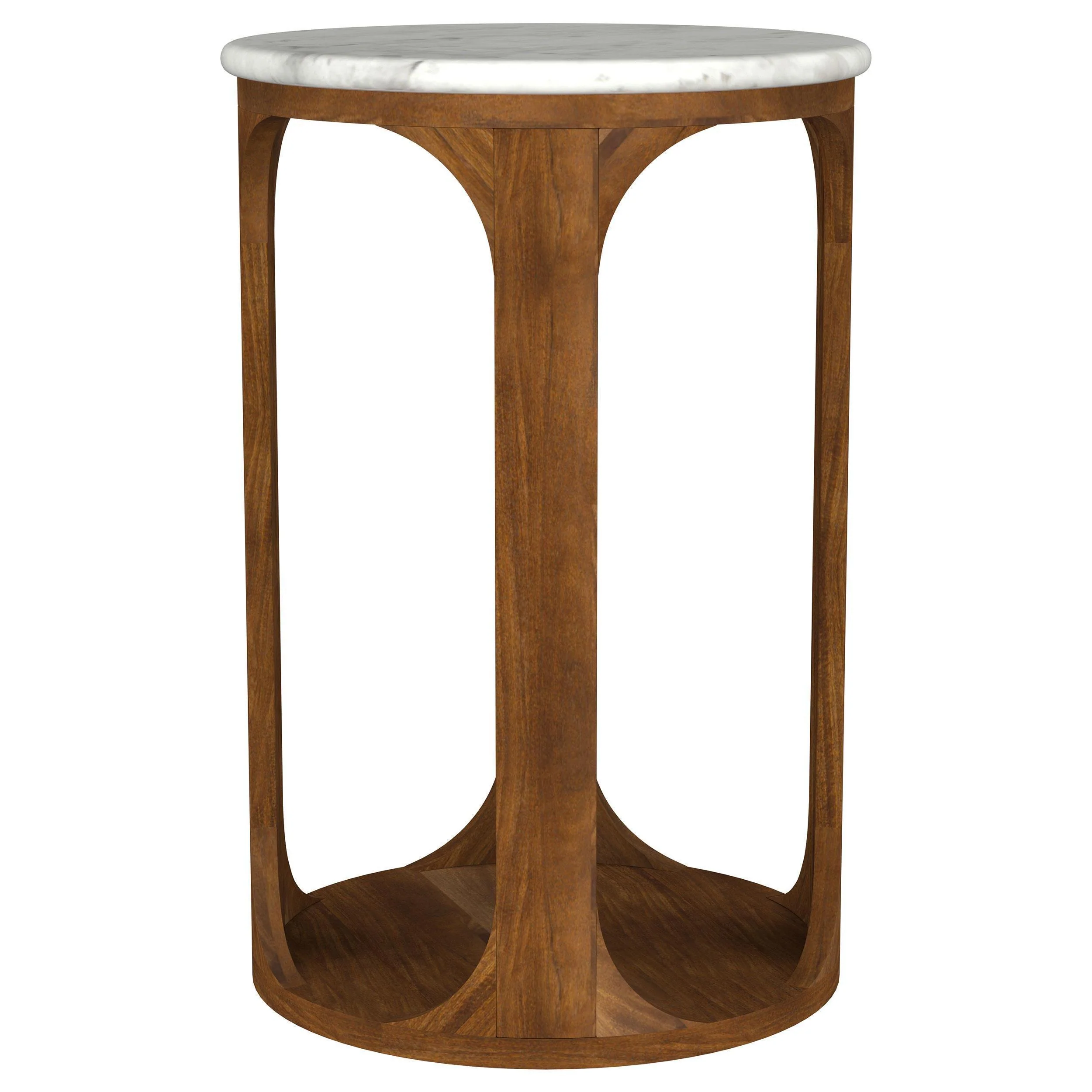 Komas Brown Marble Side Table - Image 3