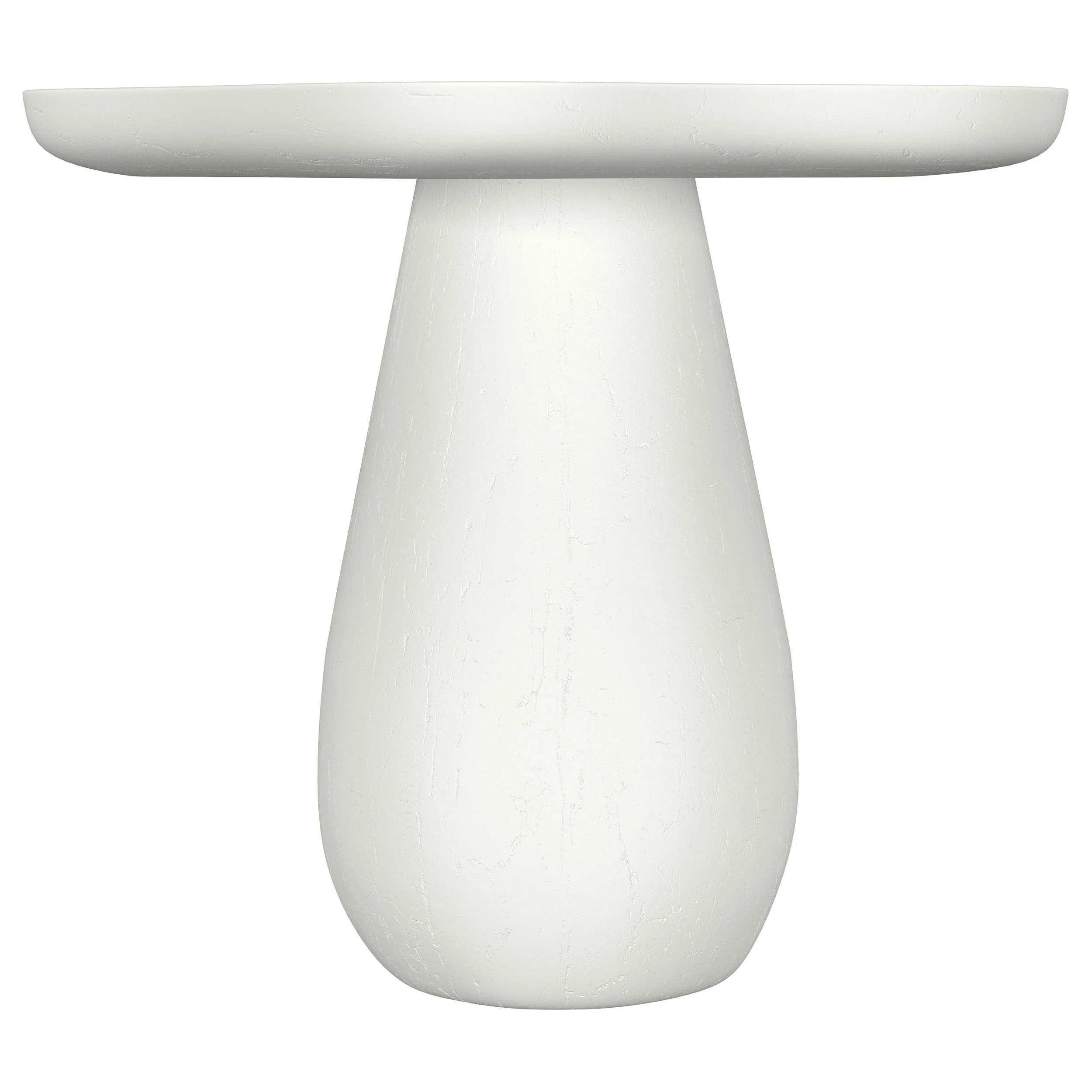 Perth 17-inch Side Table with Cloud-Shaped Top Off White - Image 3