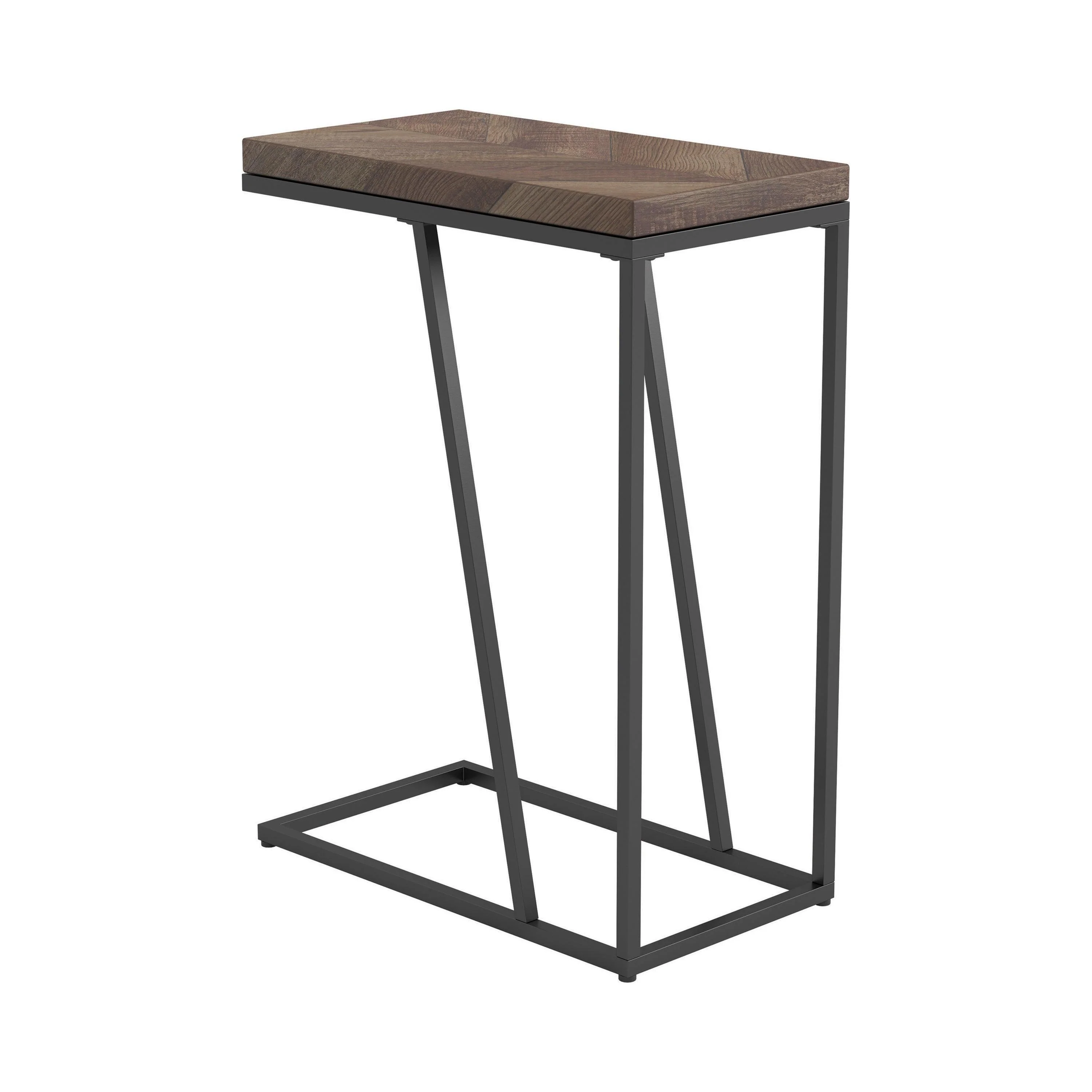 Sergio Chevron Rectangular Accent Table Tobacco - Image 2