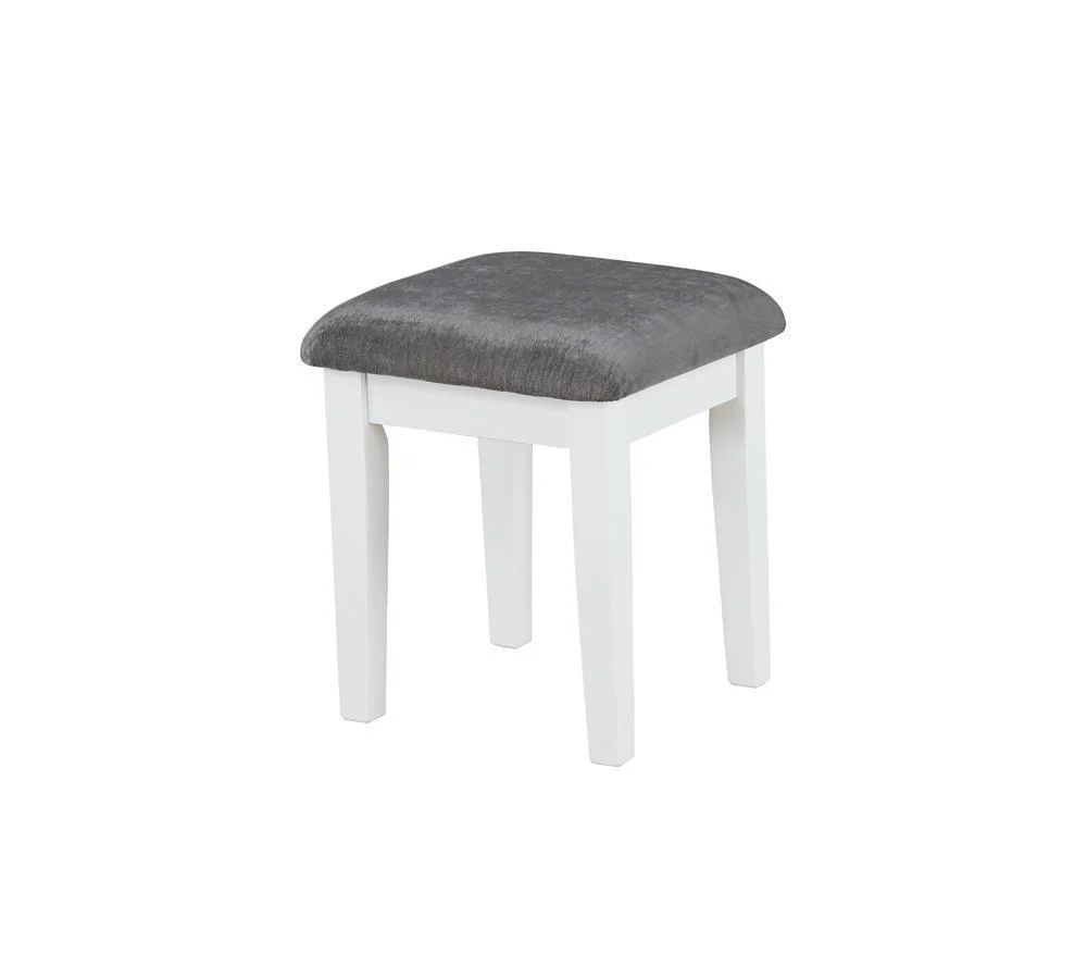 Elijah Vanity Set With LED Lights White Dark Grey - Image 3