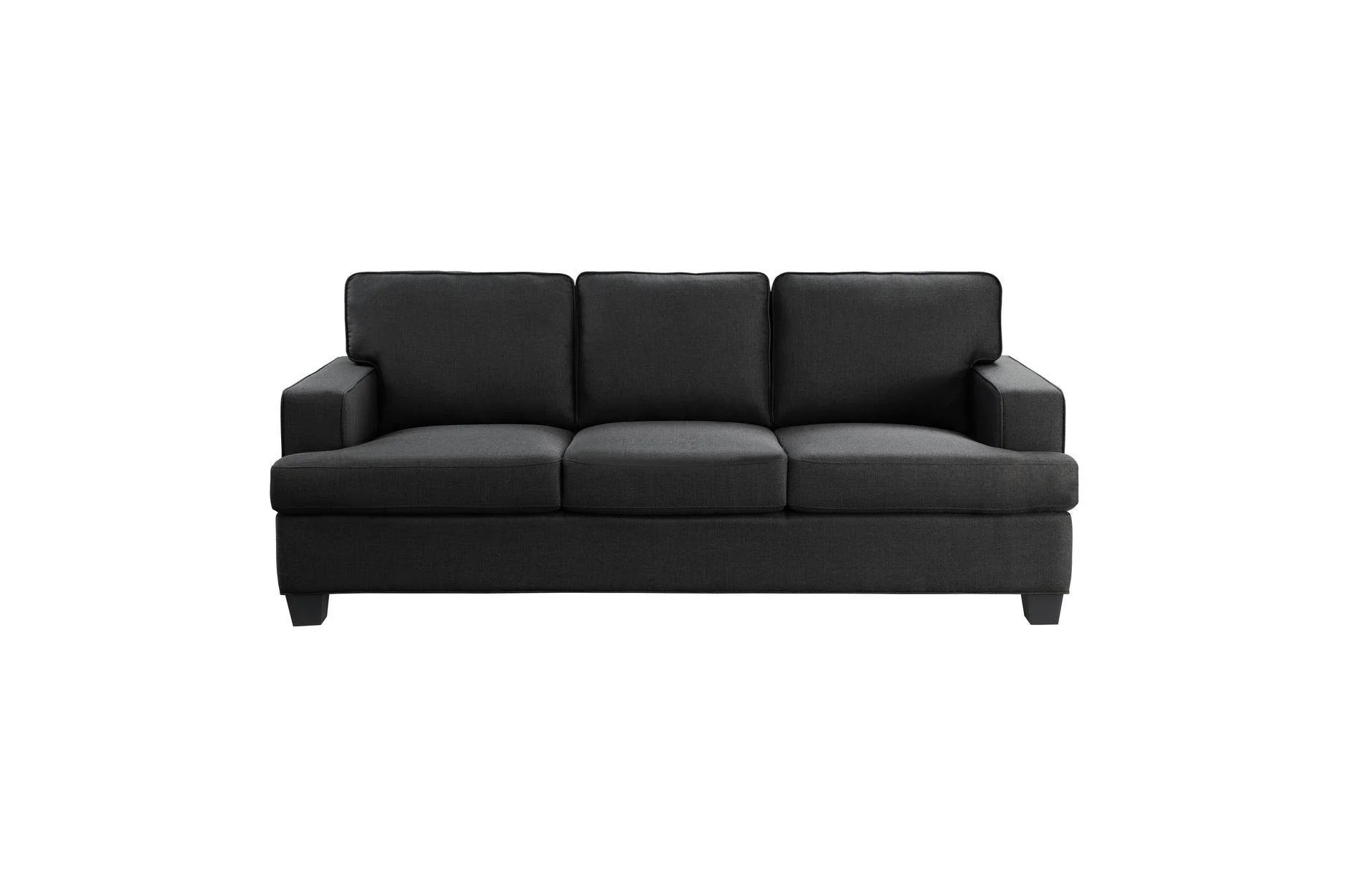 Elmont Black Fabric Living Room Set - Image 3
