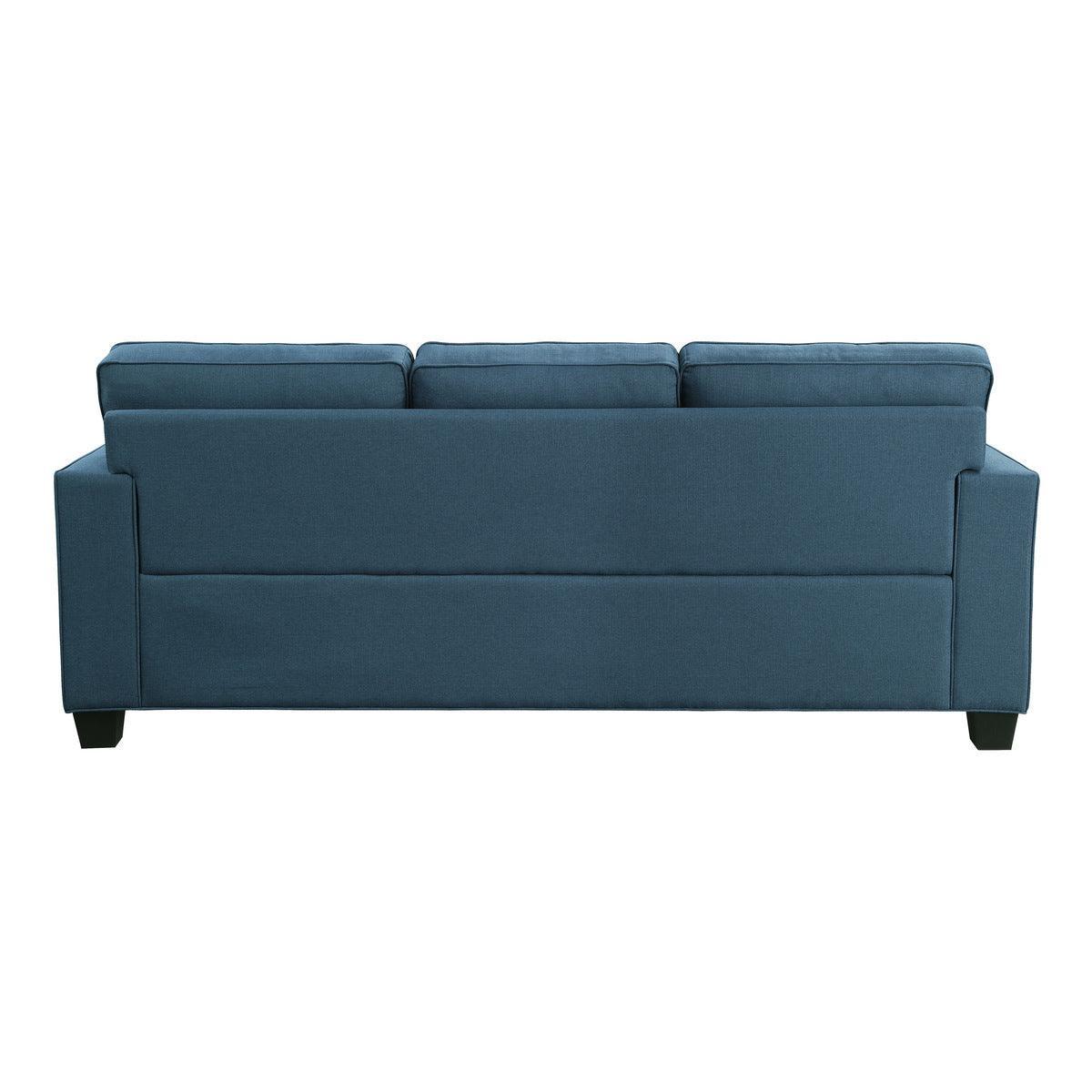 Elmont Blue Fabric Sofa - Image 3
