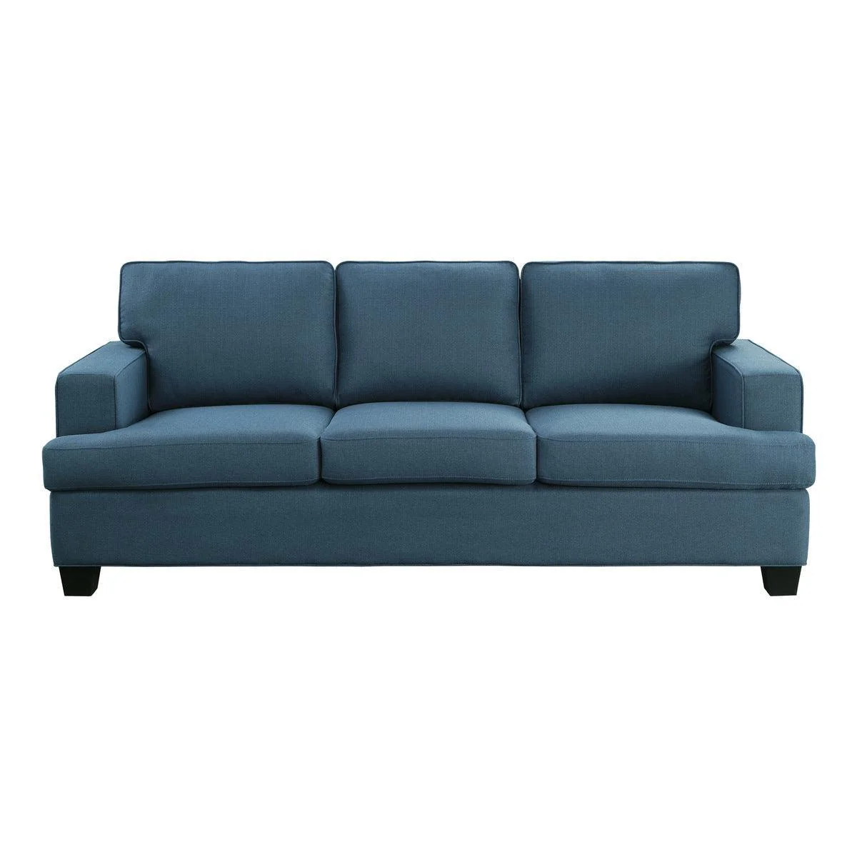 Elmont Blue Fabric Sofa - Image 1