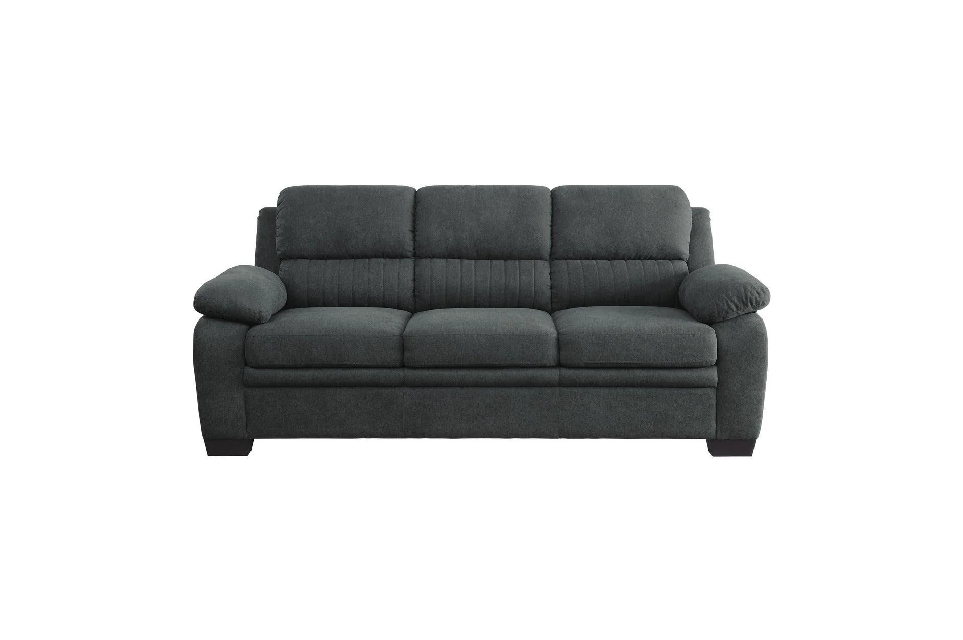 Holleman Dark Gray Fabric Living Room Set - Image 3