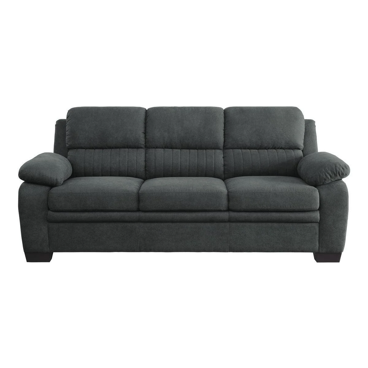 Holleman Dark Gray Fabric Sofa - Image 1