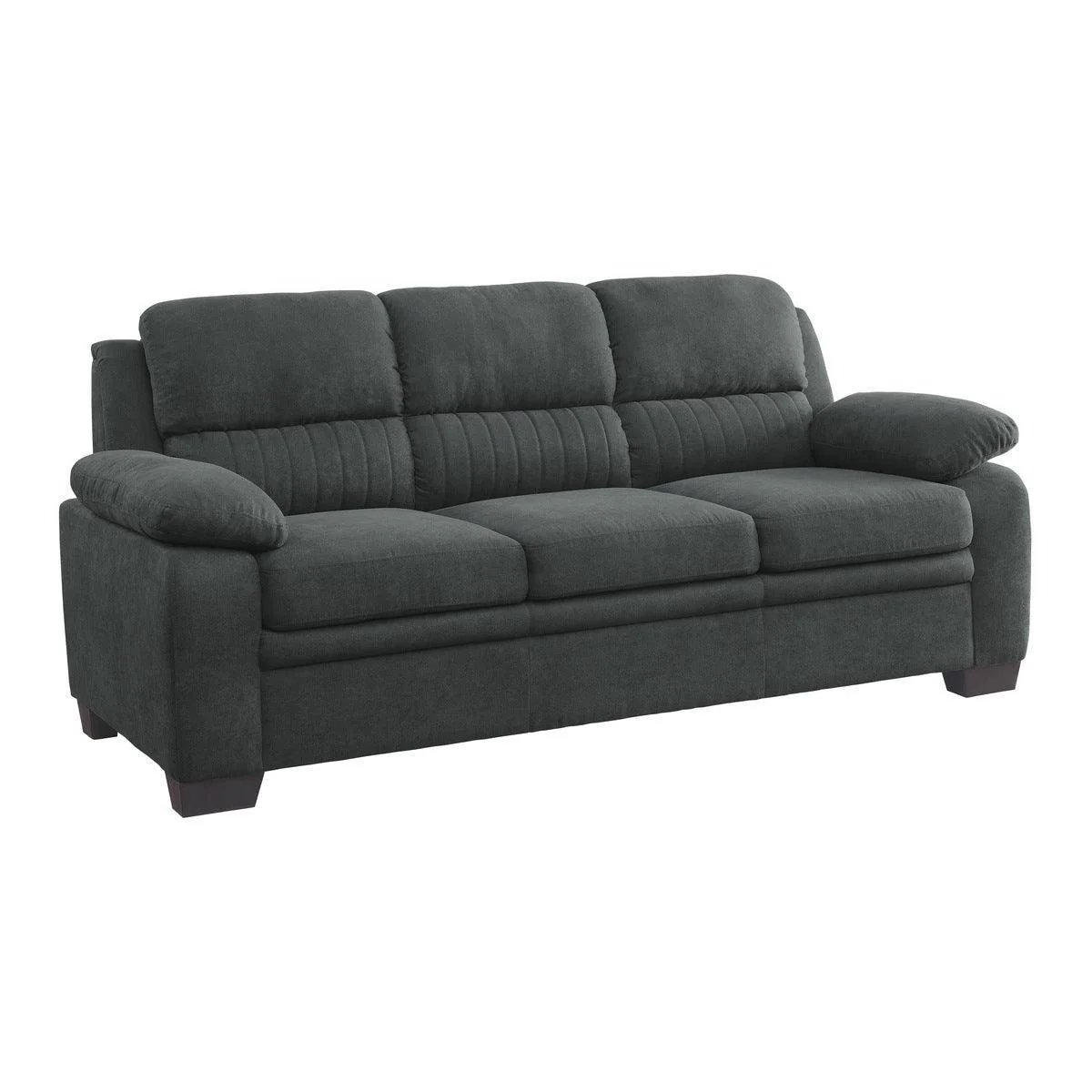 Holleman Dark Gray Fabric Sofa - Image 2
