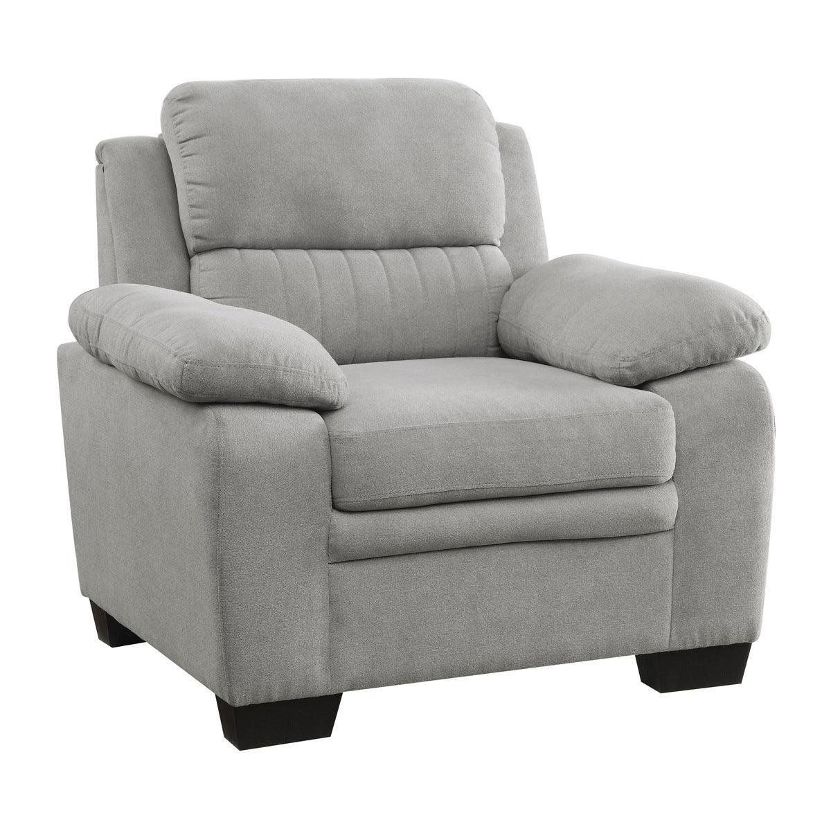 Holleman Gray Fabric Chair - Image 2