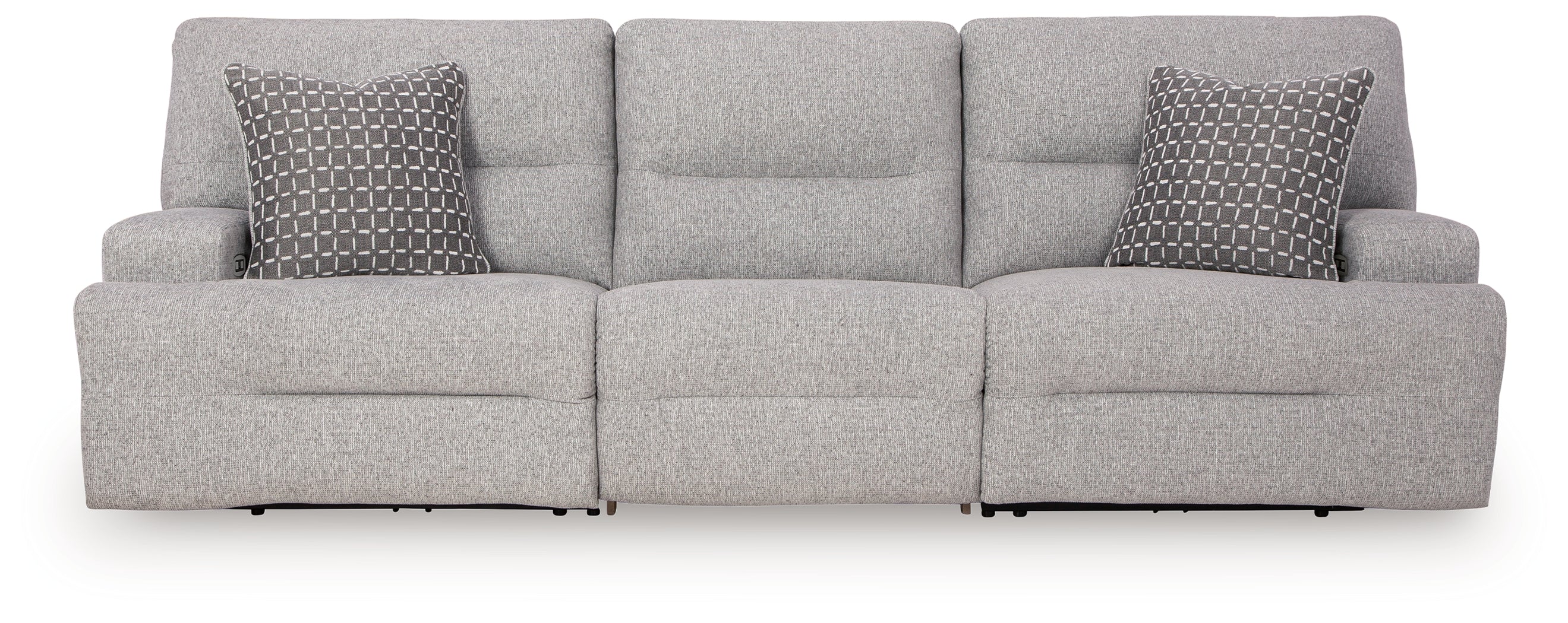 Acklen Place Pewter 3-Piece Power Reclining Sectional Sofa - Image 2