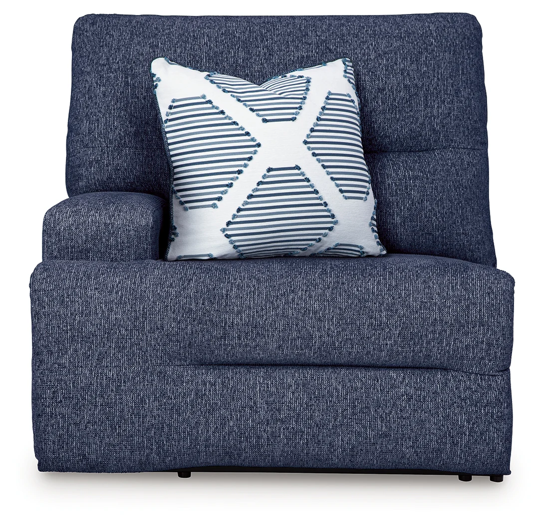 Acklen Place Navy Performance Fabric,Next-Gen Nuvella™ 6-Piece Power Reclining Sectional - Image 2