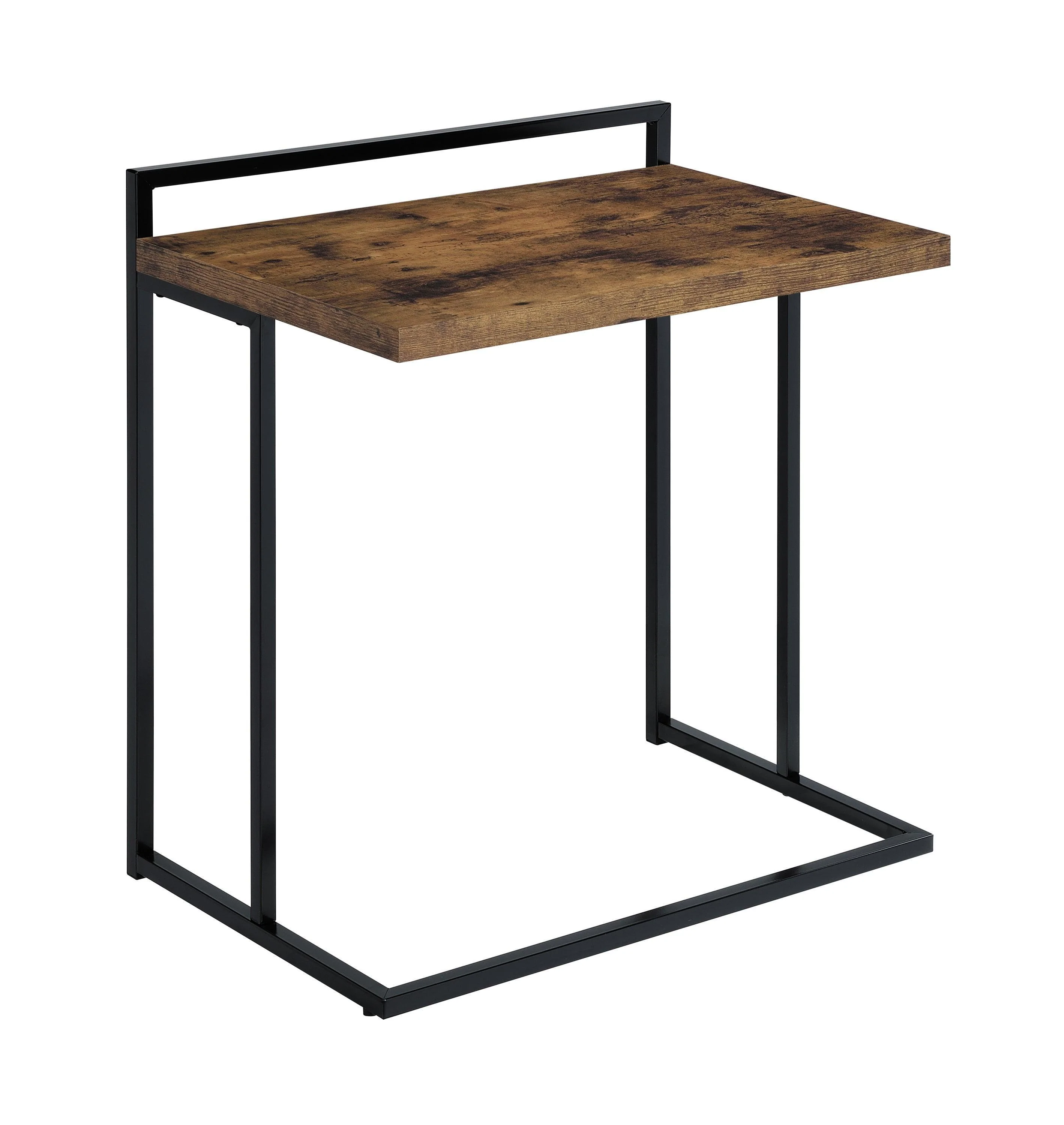 Dani Rectangular Snack Table With Metal Base - Image 2
