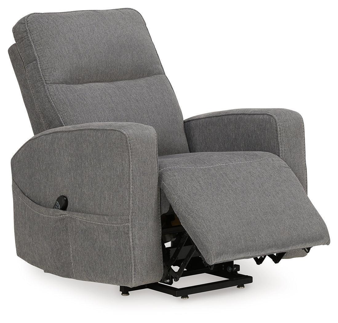 Starganza Gray Performance Fabric,Next-Gen Nuvella™ Power Lift Recliner - Image 3