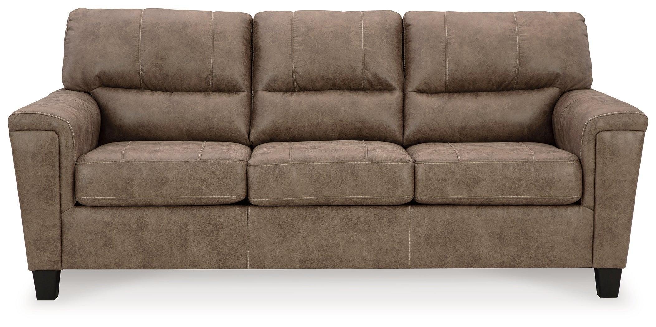 Navi Fossil Faux Leather Sofa - Image 3