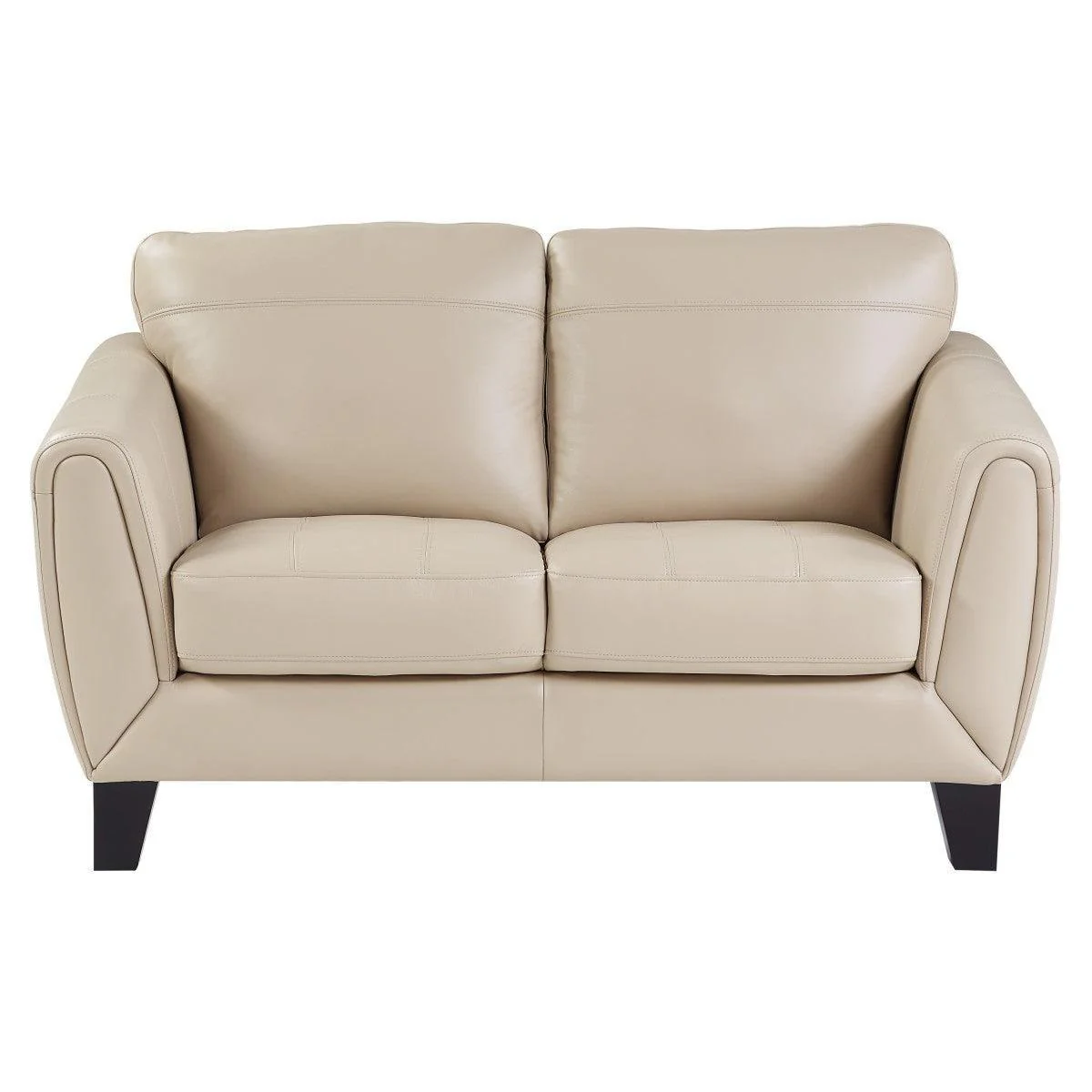 Morelia Beige Fabric Loveseat - Image 1