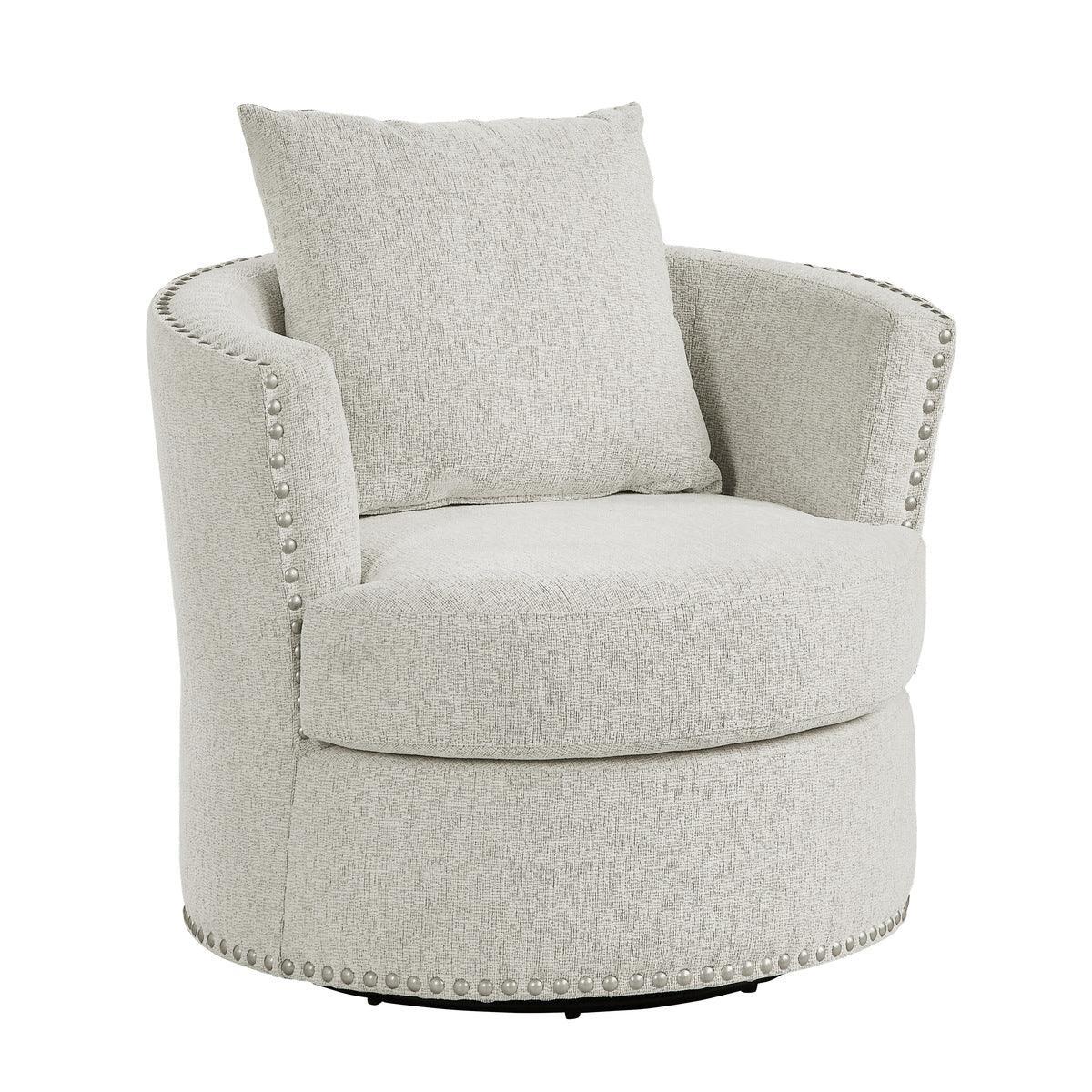 Morelia Beige Fabric Chair - Image 2